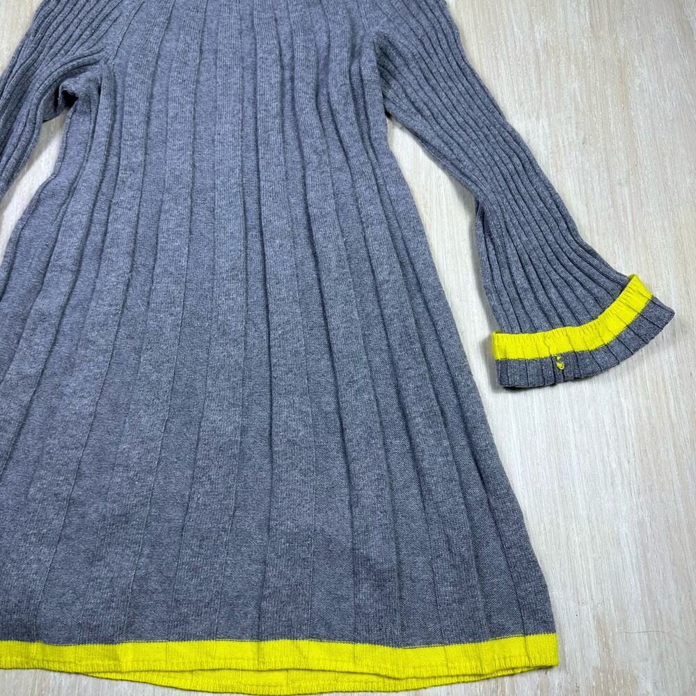 Anthropologie Arseneau Ribbed Casual High Neck Knee Length Sweater Dress Small - Picture 10 of 15